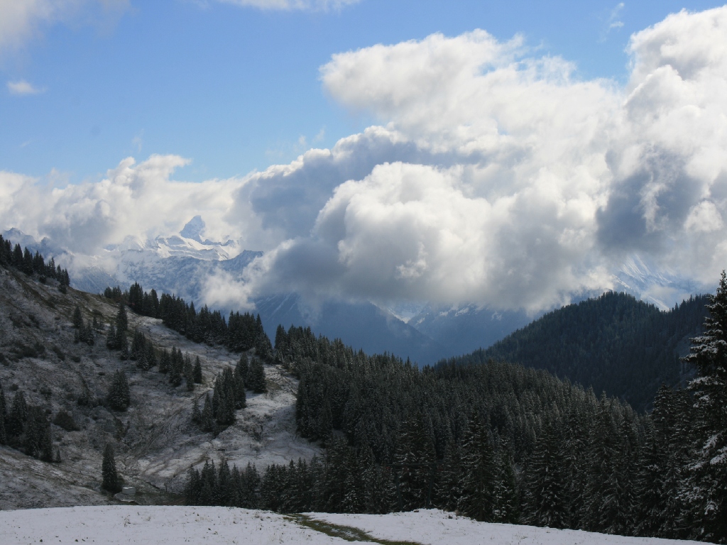 Schnee in den Allgäuer Alpen I Frauke Reimringer, freie Texterin